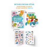 Okyanus Boyama Kitabı - Oyun Hamuru, Oyuncak ve Çıkartma Hediyeli