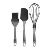 Okyanus Home Antrasit Silikon 3'lü Set