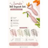 Okyanus Home Jumbo Yan Ve Sapan Soyacak Ikili Set