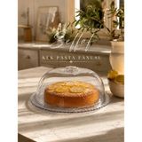 Okyanus Home Mika Kristal Görünümlü Kek - Pasta Fanusu 29 cm