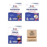 Okyanus LGS 8. Sınıf Classmate Matematik Fen ve Türkçe Başlangıç Soru Bankası 3lü Set+Telefon Standı