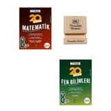 Okyanus LGS 8. Sınıf Master 20 Matematik ve Fen Bilimleri Denemesi + Telefon Standı