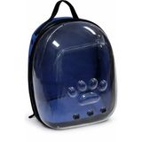 Okyanus Petshop ve Oyuncak Kedi Taşıma Çantası Astronot Şeffaf - Mavi