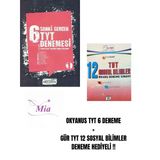 Okyanus Tyt 6 Deneme + Gür Tyt 12 Sosyal Bilimler Deneme Hediyeli !!