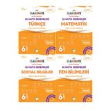Okyanus Yayıncılık 6. Sınıf Classmate 36 Hafta Denemeleri Fen Bilimleri+Türkçe+Matematik+Sosyal Bilgiler set(4kitap)