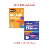 Okyanus Yayıncılık 6. sınıf Master Matematik Soru Bankası ve 5'li Genel Deneme Seti