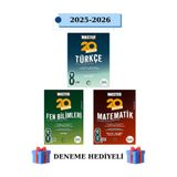 Okyanus Yayıncılık 8. SINIF MASTER FEN,TÜRKÇE,MATEMATİK DENEME
