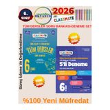 Okyanus Yayıncılık Claasmate 6.Sınıf %100 Yeni Müfredat Süreç İzleme Değerlendirme Tüm Dersler Soru Bankası-Deneme Seti