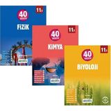 Okyanus Yayınları 11. Sınıf 40 Seans Fizik - Kimya - Biyoloji Konu Anlatımlı Soru Bankası (Ciltli)