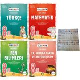 Okyanus Yayınları 2025 Yeni Lgs Türkçe / Matematik / Fen / Inkılap Soru Bankası Seti / Deneme
