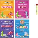 Okyanus Yayınları 4. Sınıf Classmate Matematik Türkçe Fen Bilimleri 4'lü Deneme