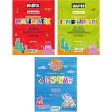 Okyanus Yayınları 4. Sınıf Master Matematik Soru + Fen Bilimleri Soru + Paket Deneme (Ciltli)