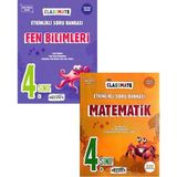 Okyanus Yayınları 4. Sınıf Matematik, Fen Bilimleri Etkinlikli Soru Bankası Seti