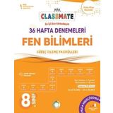 Okyanus Yayınları 5. Sınıf Classmate Fen Bilimleri 36 Hafta Denemeleri