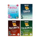 Okyanus Yayınları 5. Sınıf Master 15 Türkçe+Matematik+Fen Bilimleri Denemesi+5. Sınıf Tüm Dersler Soru Bankası