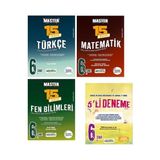 Okyanus Yayınları 6. Sınıf Master 15 Türkçe+Matematik+Fen Bilimleri Denemesi+6. Sınıf 5'li Deneme