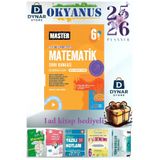 Okyanus Yayınları 6. Sınıf Master Matematik Soru Bankası Zor Seviye