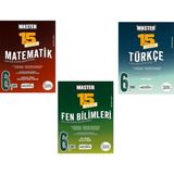 Okyanus Yayınları 6. Sınıf Matematik Türkçe Fen Master Deneme Seti Yeni 2022