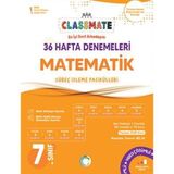 Okyanus Yayınları 7. Sınıf Classmate Matematik 36 Hafta Denemeleri