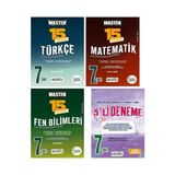 Okyanus Yayınları 7. Sınıf Master 15 Türkçe+Matematik+Fen Bilimleri Denemesi+7. Sınıf 5'li Deneme