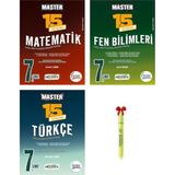Okyanus Yayınları 7. Sınıf Master Matematik Fen Türkçe 15'li Deneme