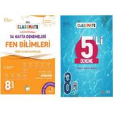 Okyanus Yayınları 8. Sınıf Classmate 36 Hafta Fen Bilimleri Denemeleri ve 5'li Deneme