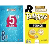 Okyanus Yayınları 8. Sınıf Classmate 5'li Deneme Tüm Dersler ve Bumerang 32’lik Haftalık Türkçe Denemeleri