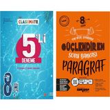 Okyanus Yayınları 8. Sınıf Classmate 5'li Deneme Tüm Dersler ve Güçlendiren Türkçe Paragraf Soru Bankası