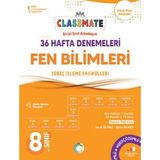 Okyanus Yayınları 8. Sınıf Fen Bilimleri Classmate 36 Hafta Denemeleri Süreç İzleme Fasikülleri