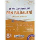 Okyanus Yayınları 8. Sınıf Fen Bilimleri Classmate 36 Hafta Denemeleri