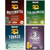 Okyanus Yayınları 8. Sınıf LGS Master Matematik Fen Türkçe Deneme Seti ile Başarıya Hazırlık