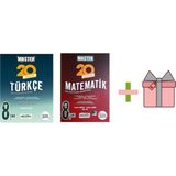 Okyanus Yayınları 8. Sınıf Master 20 Matematik + 20 Türkçe Denemesi Seti