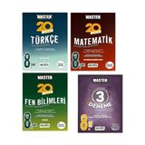 Okyanus Yayınları 8. Sınıf Master 20 Türkçe+Matematik+Fen Bilimleri Denemesi+8. Sınıf Master 3 Deneme (Ciltli)