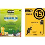 Okyanus Yayınları 8. Sınıf Master Fen Bilimleri Soru Bankası + Hız Yayınları Fen 15'li Deneme