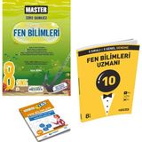 Okyanus Yayınları 8. Sınıf Master Fen Bilimleri Soru Bankası ve Hız LGS Uzman Fen Deneme + Yerim Seni LGS
