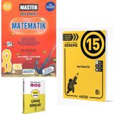 Okyanus Yayınları 8. Sınıf Master Matematik Soru Bankası ve Hız LGS 15'li Matematik Deneme + Çıkmış Sorular