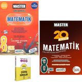 Okyanus Yayınları 8. Sınıf Master Matematik Soru Bankası ve Master 20 Matematik Deneme + Çıkmış Sorular