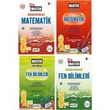 Okyanus Yayınları 8. Sınıf Master Matematik+Fen - Pre Master Matematik+Fen Bilimleri 4 Kitap Set
