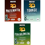 Okyanus Yayınları 8. Sınıf Master Türkçe Matematik Fen Bilimleri 3'lü Deneme Seti