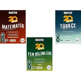 Okyanus Yayınları 8. Sınıf Matematik Türkçe Fen Master Deneme Seti Yeni 2022