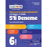 Okyanus Yayınları Classmate 6. Sınıf Süreç İzleme ve Gelişim Değerlendirme 5'li Deneme Kitap Türü