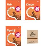 Okyanus Yayınları Okyanus 10. Sınıf 40 Seans Fizik Kimya ve Biyoloji Konu Özetli Soru Bankası 3lü Set+ Telefon Standı