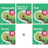 Okyanus Yayınları Okyanus 11. Sınıf 40 Seans Matematik Edebiyat Fizik Kimya ve Biyoloji 5li Set + Telefon Standı - Maarif Model
