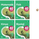 Okyanus Yayınları Okyanus 11. Sınıf 40 Seans Matematik Fizik Kimya ve Biyoloji 4lü Sayısal Set + Telefon Standı - Maarif Model