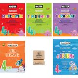 Okyanus Yayınları Okyanus 4. Sınıf Master Matematik Fen Paragraf Tüm Dersler ve 4lü Deneme 5li Set + Telefon Standı