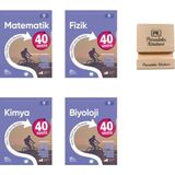 Okyanus Yayınları Okyanus 9. Sınıf 40 Seans Matematik Fizik Kimya ve Biyoloji Konu Özetli Soru Bankası 4lü Set