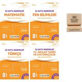 Okyanus Yayınları Okyanus Lgs 8. Sınıf Classmate Matematik Fen Türkçe ve Inkılap Deneme 4lü Set + Telefon Standı