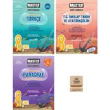 Okyanus Yayınları Okyanus Lgs 8. Sınıf Master Türkçe Inkılap ve Paragraf Soru Bankası 3lü Set+ Telefon Standı