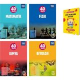 Okyanus Yayınları Tyt 40 Seans Matematik Fizik Kimya ve Biyoloji 4lü Set