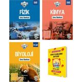 Okyanus Yayınları TYT Iceberg Fizik - Kimya ve Biyoloji Soru Bankası - Ders Planlama Defteri 4'lü Set